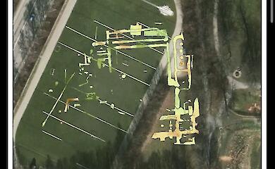 Arch&auml;ologen haben unter einem Fu&szlig;ballplatz die &Uuml;berreste eines Klosters aus dem 13. Jahrhundert entdeckt