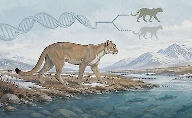 DNA-Untersuchungen haben ergeben, dass der ausgestorbene amerikanische Gepard mit dem Puma verwandt war